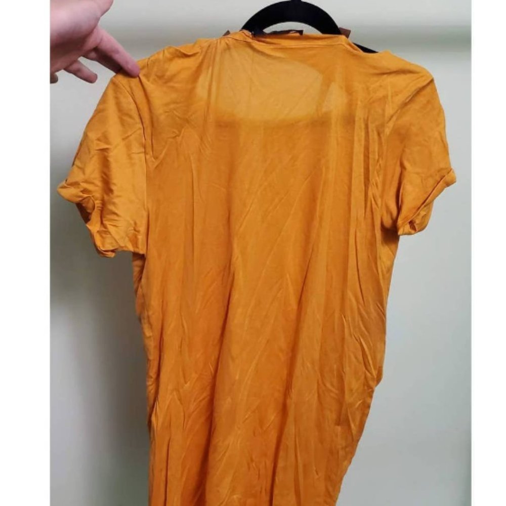 Piazza Sempione Orange Casual Dress with Necklace - Picture 6 of 14